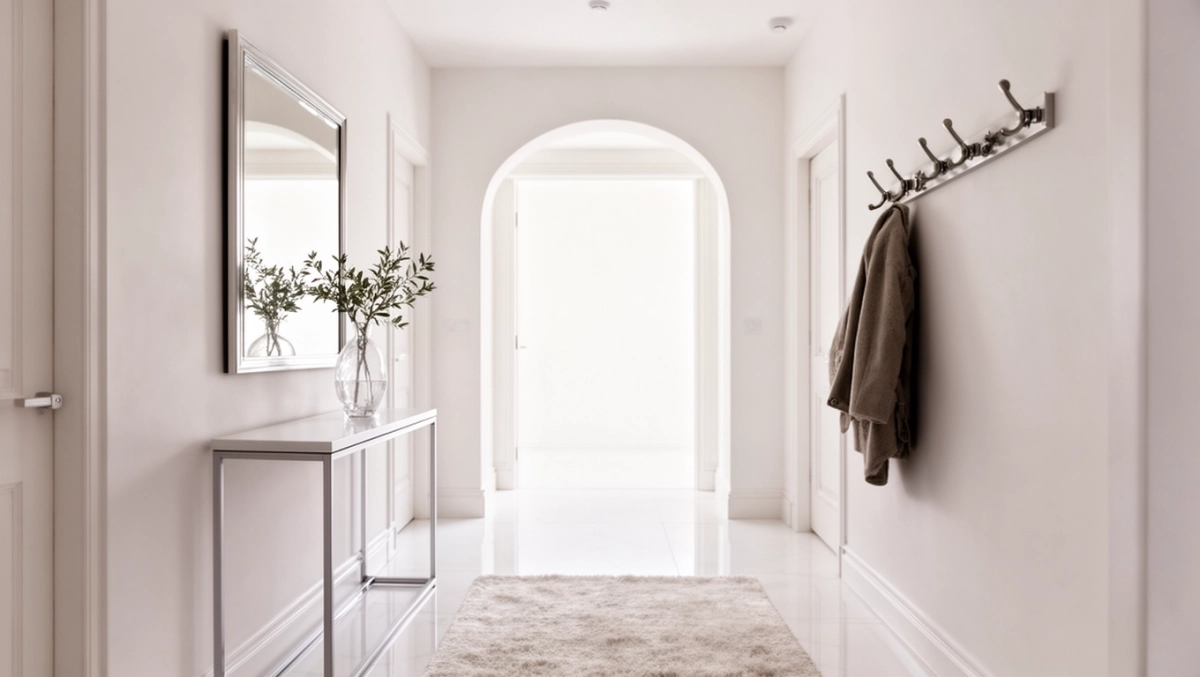 Biały przedpokój inspiracje