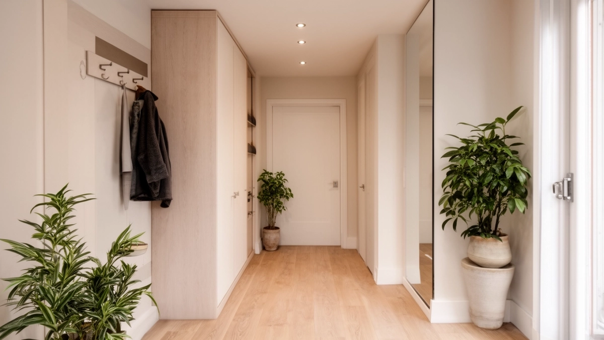 długi przedpokój inspiracje