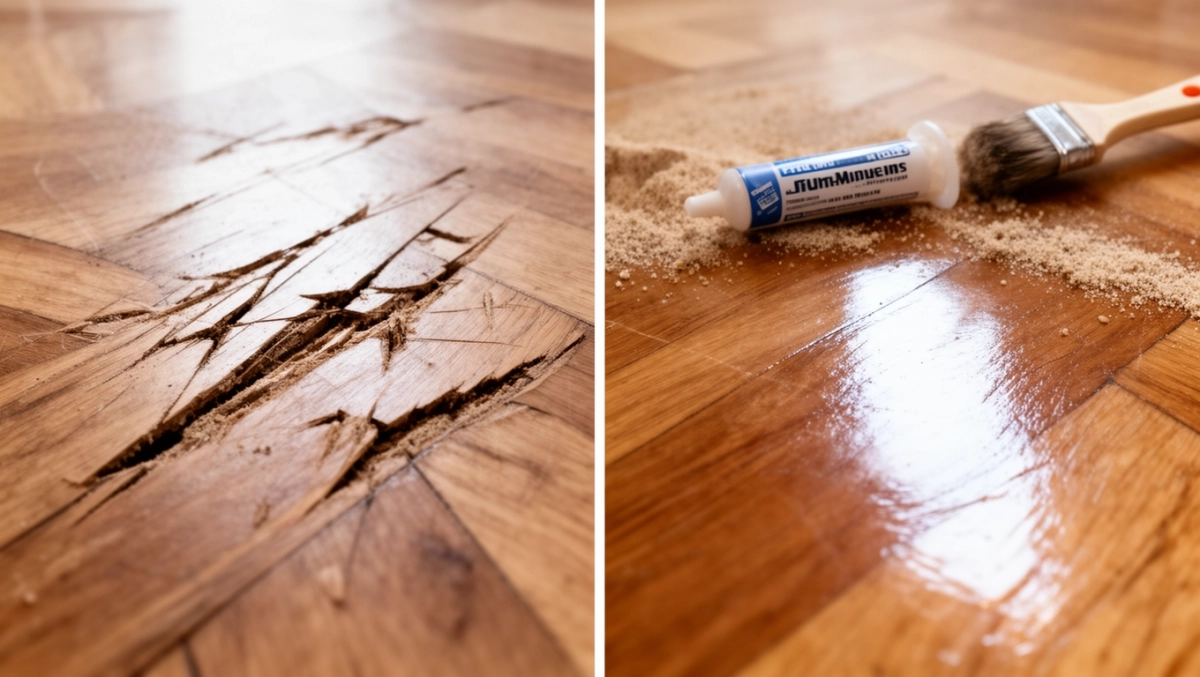 jak naprawić porysowany parkiet