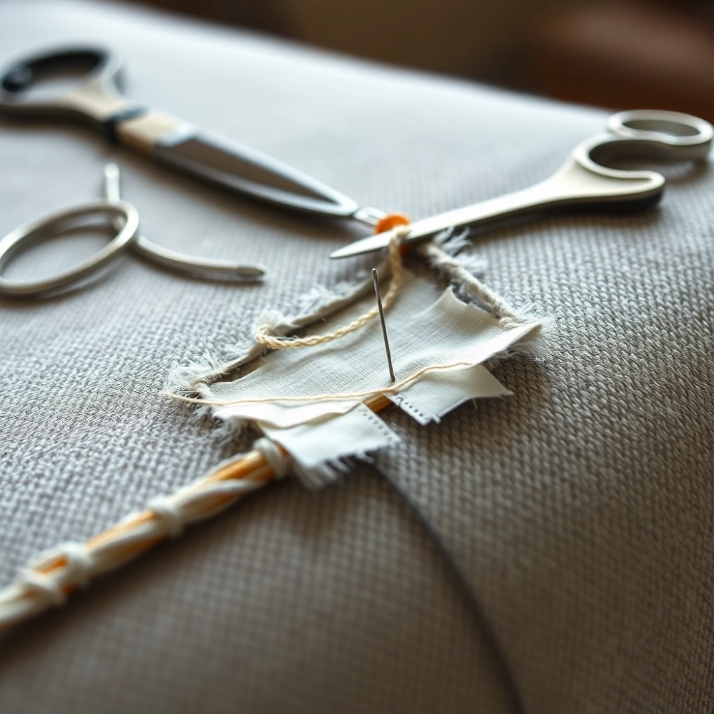 Jak naprawić rozciętą tapicerkę