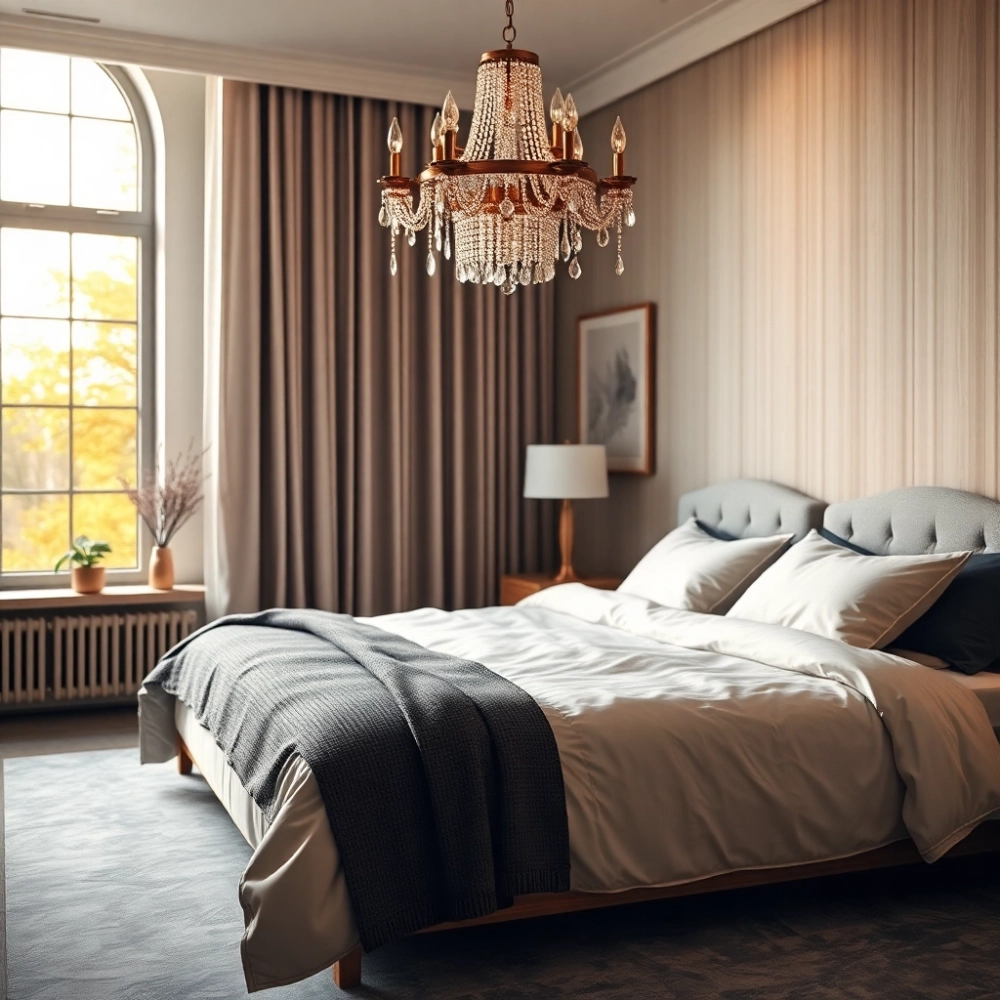 Jaki żyrandol do sypialni inspiracje