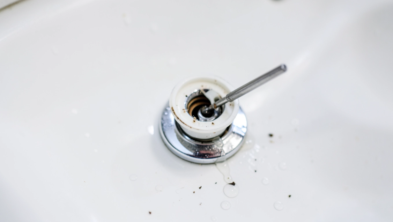 korek do umywalki klik klak jak naprawić