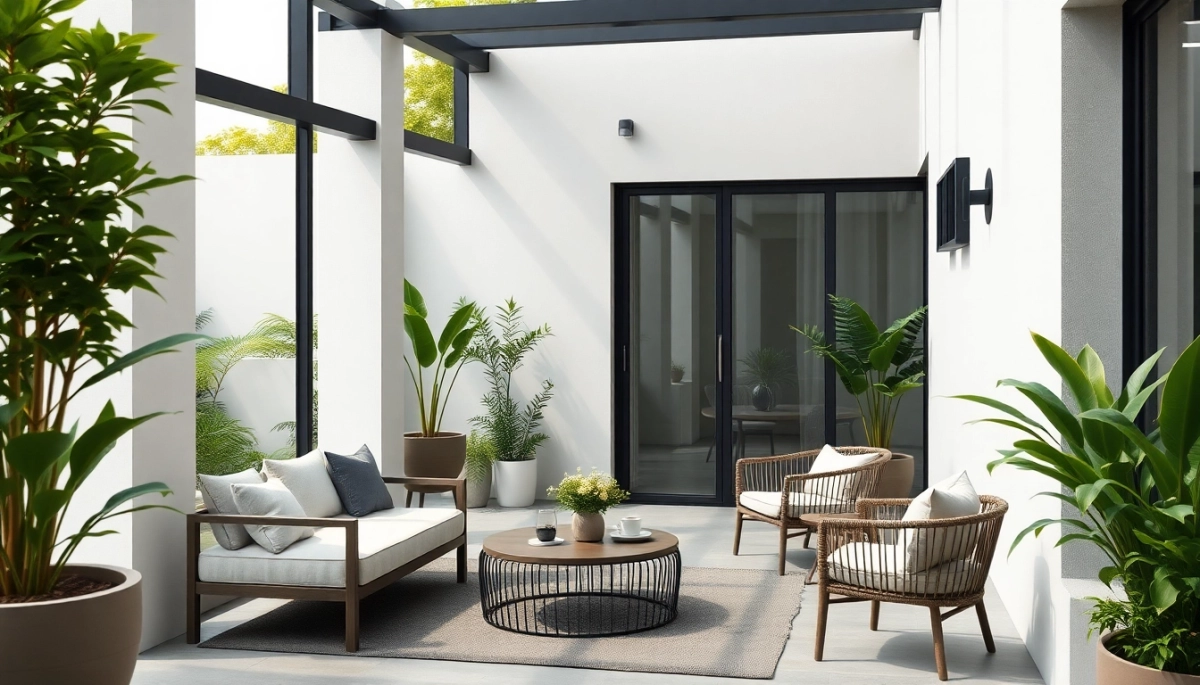 Nowoczesny taras inspiracje