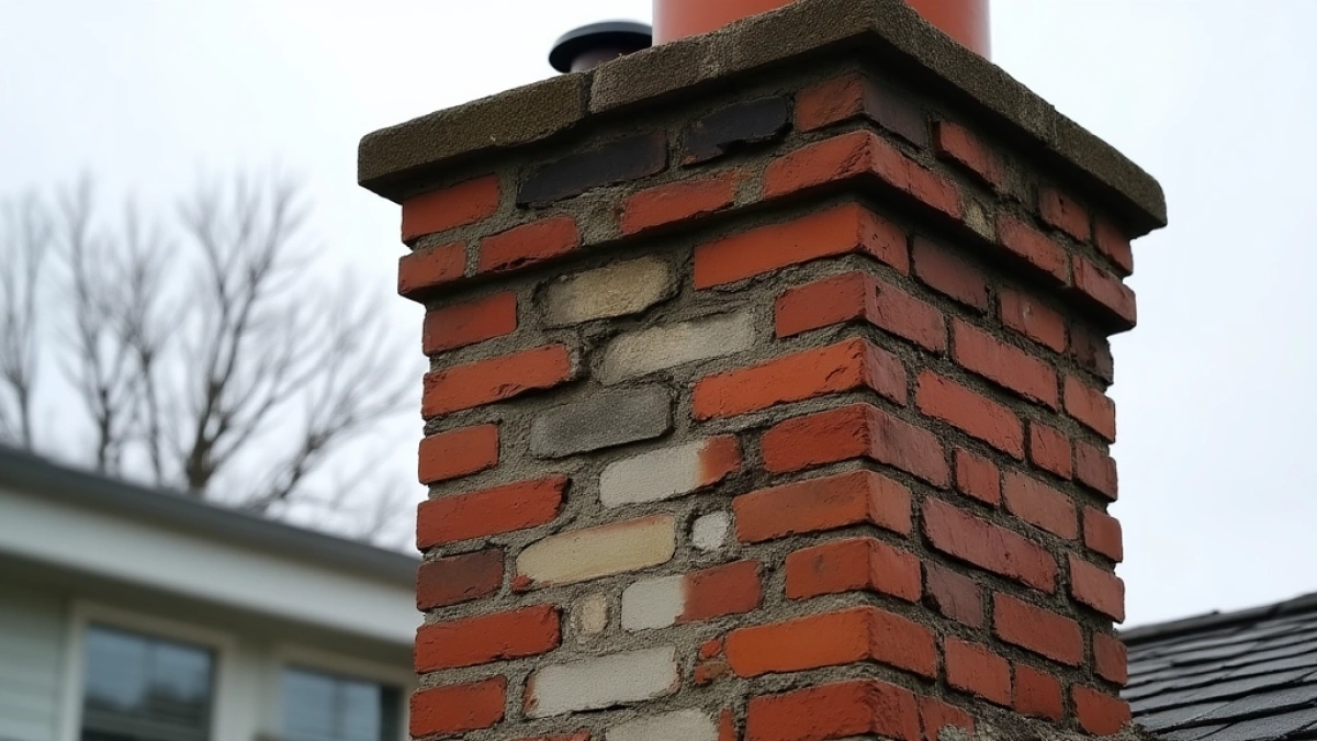 Pęknięty komin z cegły jak naprawić