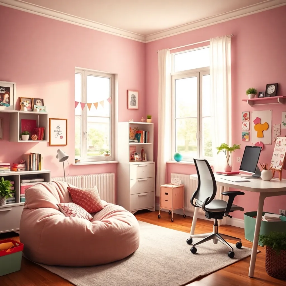 Pokój młodzieżowy dla dziewczyny inspiracje