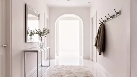 Biały przedpokój inspiracje