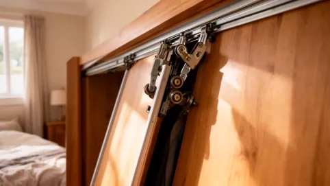 jak naprawić drzwi przesuwne w szafie