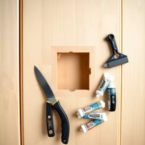 Jak naprawić dziurę w drzwiach ze sklejki