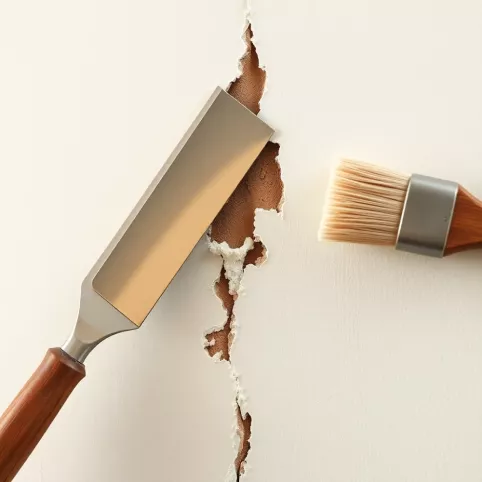 Jak naprawić odpadający tynk wewnętrzny
