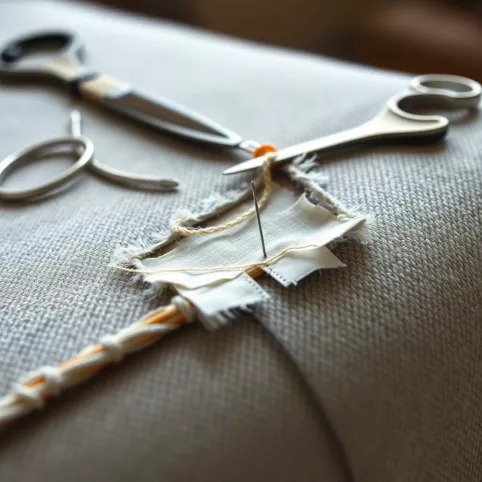 Jak naprawić rozciętą tapicerkę