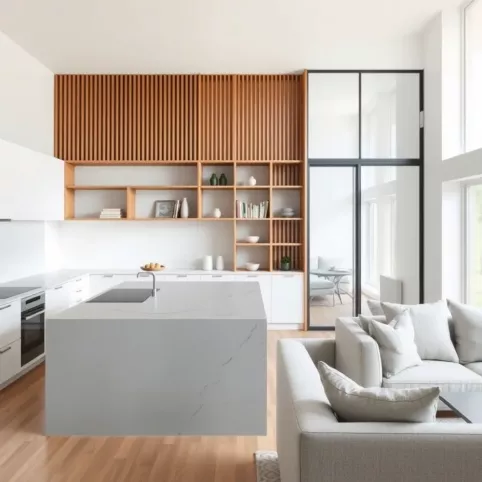 Jak oddzielić kuchnię od salonu inspiracje