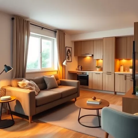 Jak Urządzić Mały Salon Z Kuchnią