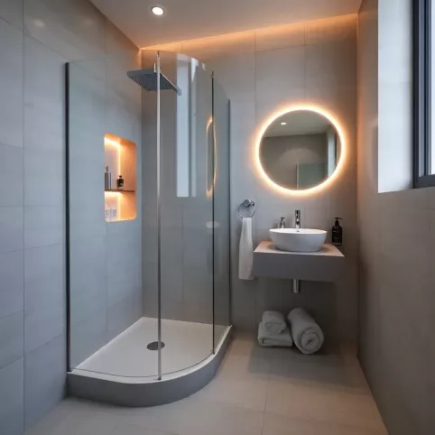 mała łazienka z prysznicem inspiracje