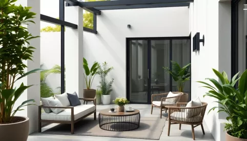 Nowoczesny taras inspiracje