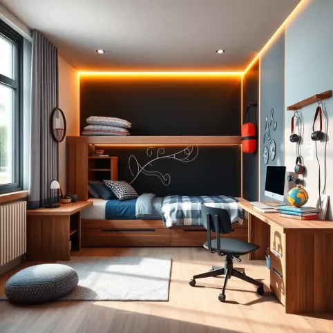 pokój dla chłopca inspiracje