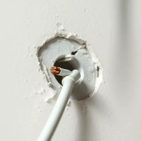 przewiercony kabel jak naprawić