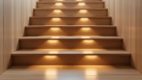 Schody z płytek drewnopodobnych inspiracje